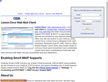 Tablet Screenshot of lemondove.com